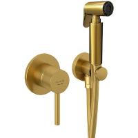 Гигиенический душ Kludi Bozz 38998N076 встраиваемый в стену брашированное золото