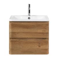 Тумба под раковину подвесная BelBagno Albano ALBANO-600-2C-SO-RR 60 см  2 ящика цвет Rovere Rustico 