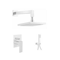 Душевая система со смесителем Webert Pegaso PE890103740 монтаж встраиваемая в стену без термостата белый