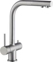 Смеситель для кухни Timo Saona 2356/18FL с подключением к фильтру черный