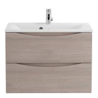 Тумба под раковину подвесная BelBagno Marino MARINO-650-2C-SO-RG-P 65 см  2 ящика цвет Rovere Grigio 