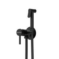 Гигиенический душ Damixa Option 217000000 встраиваемый в стену черный матовый