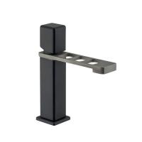 Смеситель для раковины Webert ONE-X OX830102441 черный/сталь