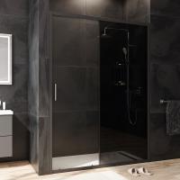 Душевая дверь Am.Pm Gem W90G-140-1-195BG 140 см стекла прозрачные тонированные, профиль черный