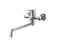 Смеситель для ванны или душа D&K Rhein DA1273341 настенный 
без термостата хром