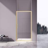 Душевая дверь Vincea Slim VDP-4SL900CLG 90 см стекла прозрачные, профиль брашированное золото