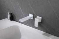 Смеситель для раковины Abber Daheim AF8212W белый матовый