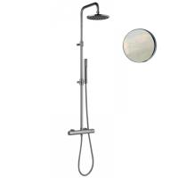 Душевая система со смесителем Webert Elio EL980507345METAL монтаж настенная с термостатом никель