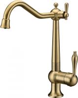 Смеситель для кухни Paulmark Retro Re213226-BR с подключением к фильтру бронза