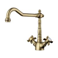 Смеситель для кухни Omoikiri Tokigawa 4994257 без подключения к фильтру античная латунь