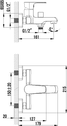 Смеситель  Lemark Plus Factor LM1612C  
 