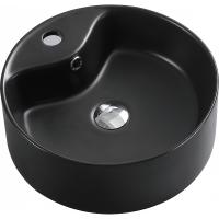 Раковина  круглая Esbano BERYL ESRNBERYMB фаянс цвет черный матовый
