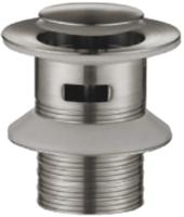 Донный клапан с переливом BelBagno BB-PCU-01-IN нержавеющая сталь сатин