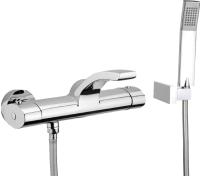 Смеситель для ванны или душа Webert Wolo WO980201015 Chrome настенный 
с термостатом хром