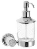 Диспенсер для мыла Boheme Royal Cristal 10932-CR настенный хром