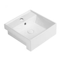 Раковина  квадратная  Abber Rechteck AC2208 фаянс цвет белый
