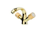 Смеситель для биде Boheme Royal Cristal 296-Royal/CRST латунь золото