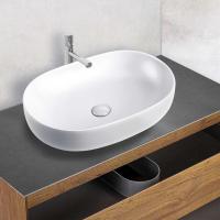 Раковина накладная овальная Vincea  VBS-113 фарфор цвет белый