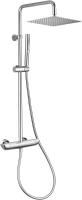 Душевая система со смесителем Allen Brau Infinity 5.21032-00 монтаж настенная с термостатом хром