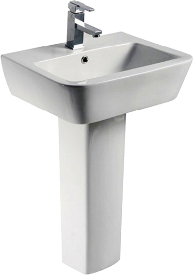 Раковина  прямоугольная BelBagno Mattino  фаянс цвет белый