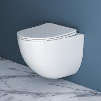 Унитаз подвесной BelBagno Amanda BB051CHR Rimless фаянс белый