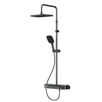 Душевая система со смесителем Am.Pm Func F078F222 монтаж настенная с термостатом черный