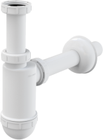 Сифон для раковины AlcaPlast A430 пластик белый