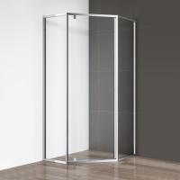 Душевой угол Cezares Eco ECO-O-P-1-90-C-Cr пятиугольная  стекла , профиль 
