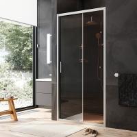 Душевая дверь Am.Pm Gem W90G-100-1-195MBr 100 см стекла тонированные прозрачные, профиль хром