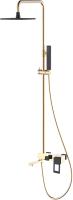 Душевая система со смесителем Boheme Q 148-GB монтаж   
