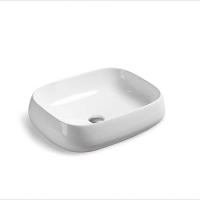 Раковина накладная прямоугольная Vincea  VBS-107 фарфор цвет белый