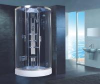 Душевая кабина с крышей Niagara Ultra NG-901-01 четверть круга  90x90 стекла тонированные, профиль хром