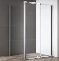 Душевой угол Cezares Variante VARIANTE-AH-1-120/130-100-C-Cr прямоугольная  стекла прозрачные, профиль хром