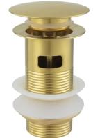 Донный клапан с переливом Allen Brau Priority 5.31023-GB латунь брашированное золото