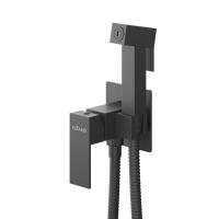 Гигиенический душ Cezares Slider SLIDER-DIF-NOP встраиваемый в стену черный матовый