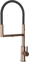 Смеситель для кухни Paulmark Tornado To213402-BC с подключением к фильтру брашированная медь