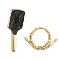 Лейка для душа со шлангом Vincea  VSHN-41HBG золото 