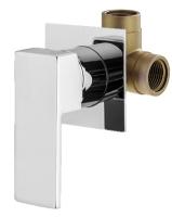 Смеситель для душа на 1 выход Plumberia Selection TAG KITTG1135CR встраиваемый в стену 
без термостата хром