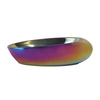 Раковина накладная овальная Abber Bequem AC2107Regen фаянс цвет хамелеон