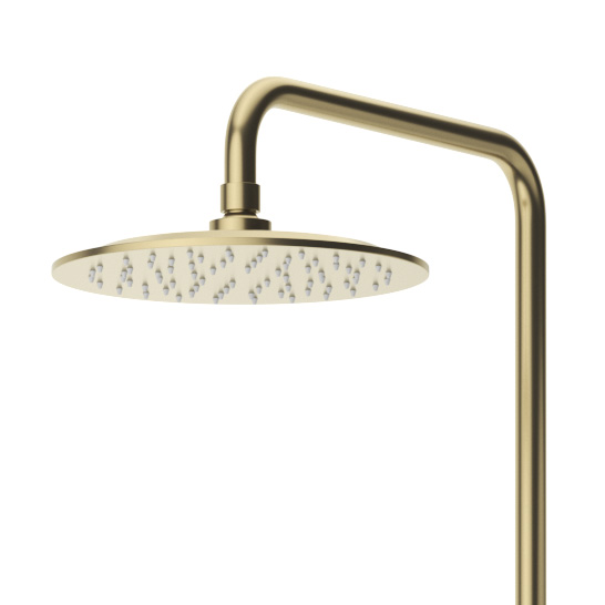 Душевая система со смесителем Cezares Leaf LEAF-CDA-25-L-SR монтаж настенная без термостата sunrise