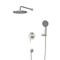Душевая система со смесителем Cezares Relax RELAX-DSET-IN монтаж встраиваемая  в стену без термостата сатин