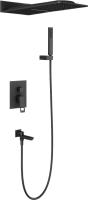 Душевая система со смесителем Timo Briana SX-7119/03SM монтаж встраиваемая в стену без термостата черный