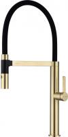 Смеситель для кухни Paulmark Leader Le214101-SBG без подключения к фильтру светлое брашированное золото