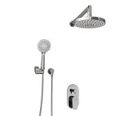Душевая система со смесителем Wasserkraft  A14229 монтаж встраиваемая в стену без термостата хром