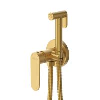 Гигиенический душ Cezares Stylus STYLUS-DIF-BORO встраиваемый в стену брашированное золото