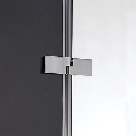 Душевой угол Cezares Bergamo BERGAMO-W-R-1-90-ARCO-C-Cr-L-IV четверть круга  стекла , профиль 