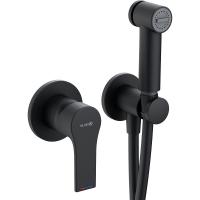 Гигиенический душ Kludi Zenta SL 489983965 встраиваемый в стену черный матовый