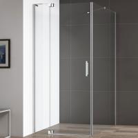 Душевой угол Cezares Slider SLIDER-AH-1-100/110-80-C-Cr прямоугольная  стекла прозрачные, профиль хром
