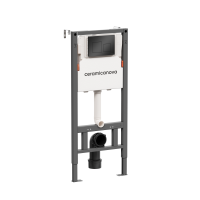 Инсталляция для подвесного унитаза Ceramica Nova Balance CN121002MB механическая