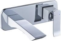 Смеситель для раковины Lemark Contest LM5826CW хром/белый